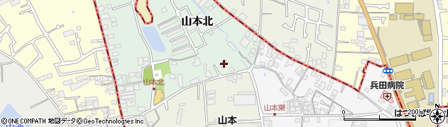 大阪府大阪狭山市山本北1340周辺の地図