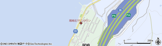 兵庫県淡路市尾崎46-10周辺の地図