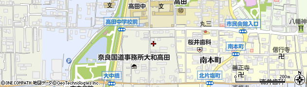 奈良県大和高田市大中南町周辺の地図