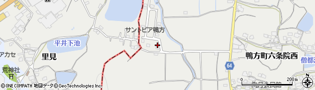 岡山県浅口市鴨方町六条院西3604周辺の地図