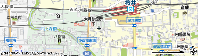 ヴァンデュール桜井駅前管理事務所周辺の地図