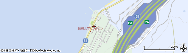 兵庫県淡路市尾崎46-97周辺の地図