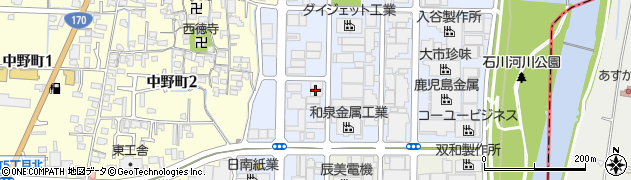 三東工業株式会社周辺の地図
