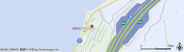 兵庫県淡路市尾崎46-105周辺の地図