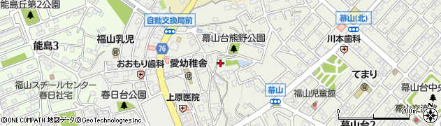 幕山台鎌田公園周辺の地図