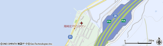 兵庫県淡路市尾崎46-3周辺の地図