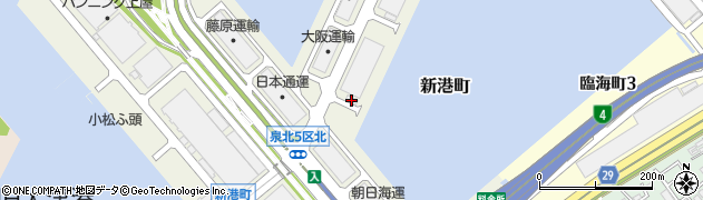 大阪機船株式会社泉北営業所周辺の地図
