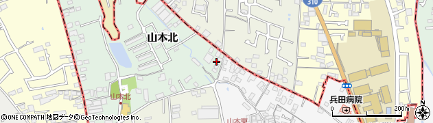 大阪府大阪狭山市山本北1410周辺の地図
