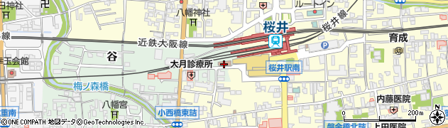 桜井年金事務所周辺の地図