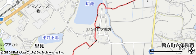 岡山県浅口市鴨方町六条院西3619周辺の地図