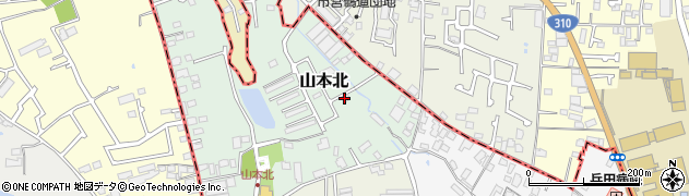 大阪府大阪狭山市山本北1310周辺の地図