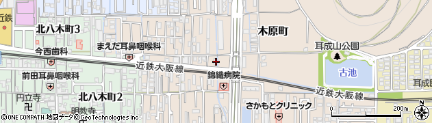 奈良県橿原市木原町75周辺の地図
