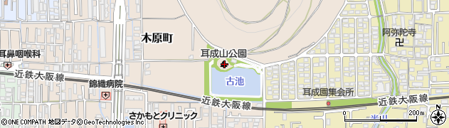 奈良県橿原市木原町108周辺の地図