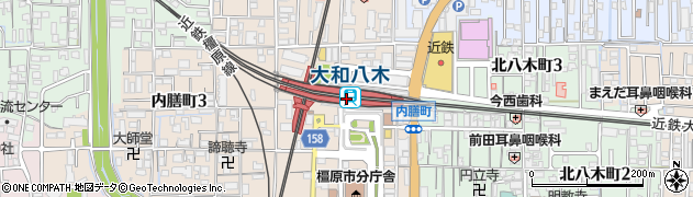 大和八木駅周辺の地図