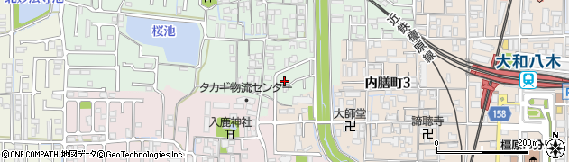 奈良県橿原市地黄町464周辺の地図