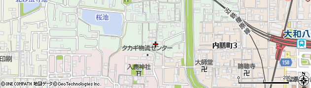 奈良県橿原市地黄町372周辺の地図