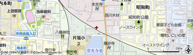 奈良県大和高田市三和町16周辺の地図