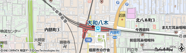 成城石井大和八木店周辺の地図