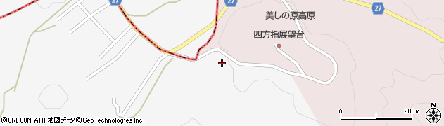 香川県小豆郡小豆島町中山美しの原高原周辺の地図