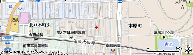 奈良県橿原市木原町143周辺の地図