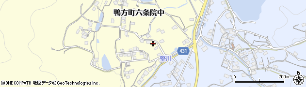 岡山県浅口市鴨方町六条院中5941-2周辺の地図