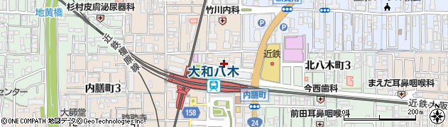 南都銀行近鉄八木駅前出張所 ＡＴＭ周辺の地図