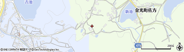 岡山県浅口市金光町佐方3206周辺の地図