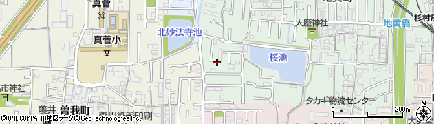 奈良県橿原市地黄町40-8周辺の地図