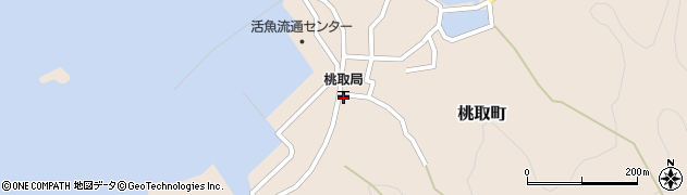 桃取郵便局周辺の地図