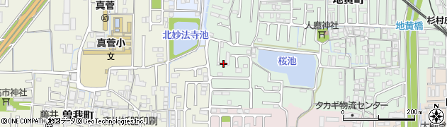 奈良県橿原市地黄町40-9周辺の地図
