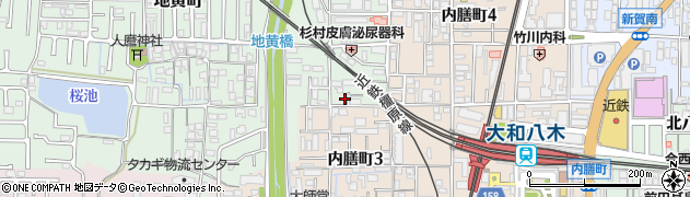 奈良県橿原市地黄町342-15周辺の地図