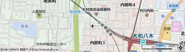 奈良県橿原市地黄町342-16周辺の地図