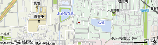 奈良県橿原市地黄町40-10周辺の地図