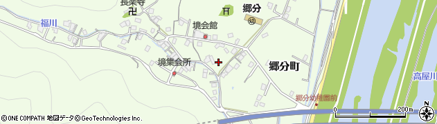 広島県福山市郷分町周辺の地図