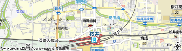 株式会社山晃住宅　桜井店周辺の地図