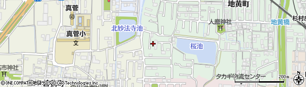 奈良県橿原市地黄町40-12周辺の地図