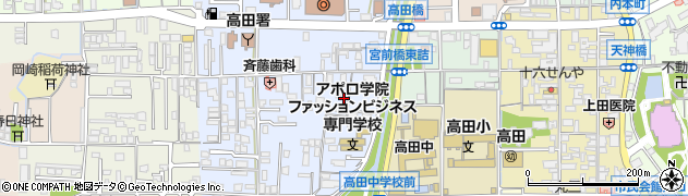 奈良県大和高田市大中周辺の地図