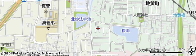 奈良県橿原市地黄町40周辺の地図