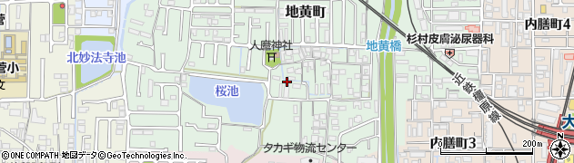 奈良県橿原市地黄町399周辺の地図