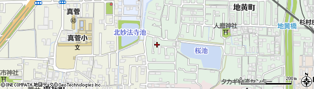 奈良県橿原市地黄町40-13周辺の地図