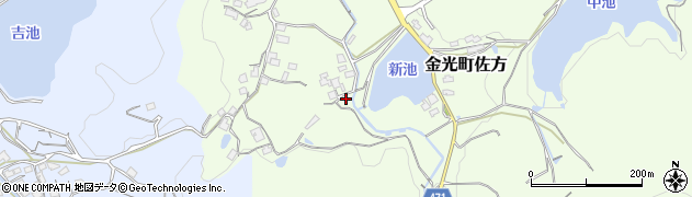 岡山県浅口市金光町佐方3055周辺の地図