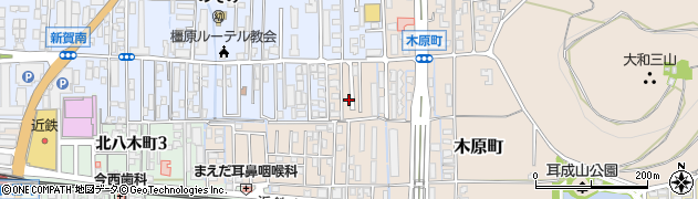 奈良県橿原市木原町171周辺の地図