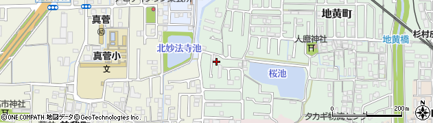 奈良県橿原市地黄町40-5周辺の地図
