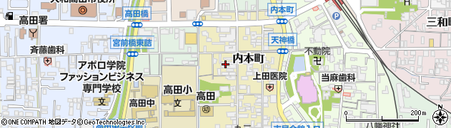 奈良県大和高田市内本町9周辺の地図