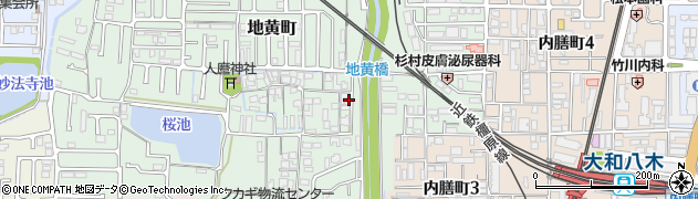 奈良県橿原市地黄町414周辺の地図