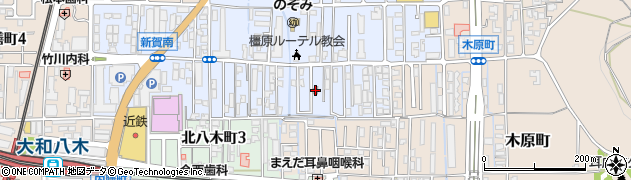 橿原新賀郵便局 ＡＴＭ周辺の地図