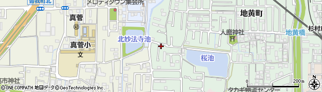 奈良県橿原市地黄町40-3周辺の地図