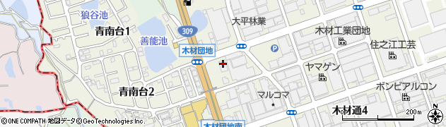 大阪木材工場団地協同組合周辺の地図