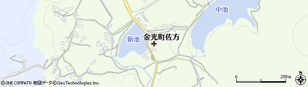 岡山県浅口市金光町佐方3320周辺の地図