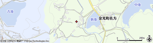 岡山県浅口市金光町佐方3058周辺の地図